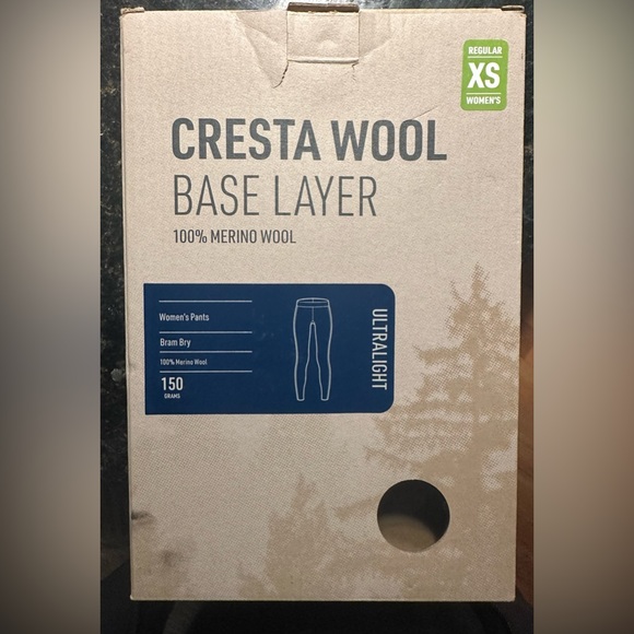 NIB L.L. Bean Women's Cresta Wool Base Layer ~ XS in Bram Berry 🍇 - Picture 6 of 10